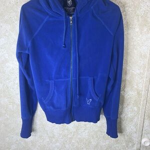 Blue American eagle jacket